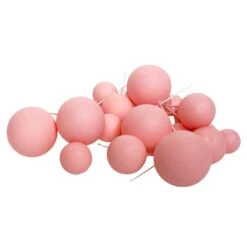 Deko Kugeln Set Hell-Rosa ( 20 Stück )