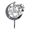 Love You To The Moon / Kuchenstecker