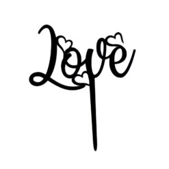 Love Mit Herz / Kuchenstecker