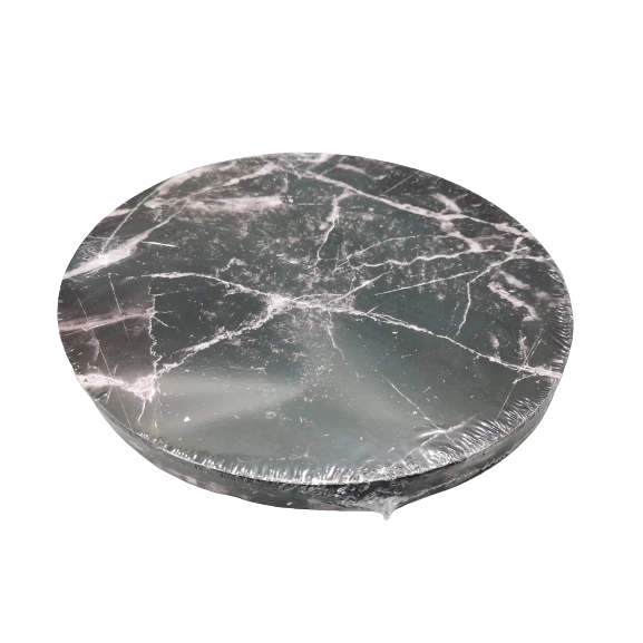 Cakeboard 30cm 12mm Marmoriert Schwarz – Bild 2