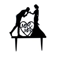 Handkuss Mr & Ms / Kuchenstecker