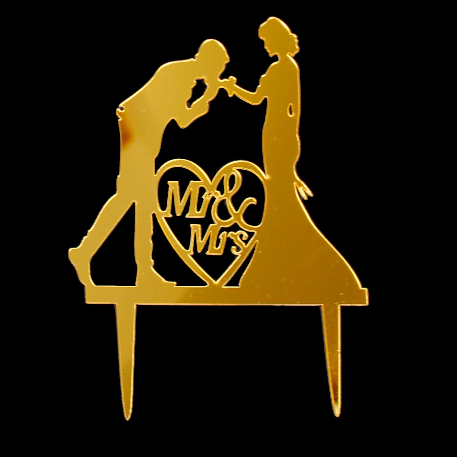 Handkuss Mr & Ms / Kuchenstecker â Bild 2