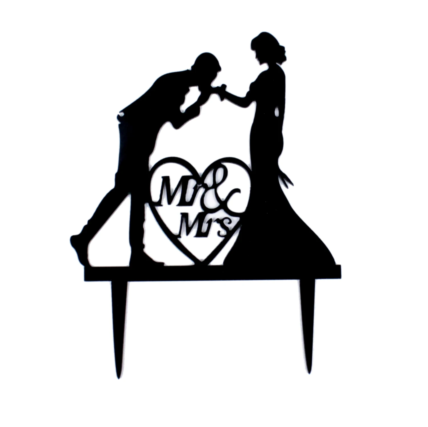 Handkuss Mr & Ms / Kuchenstecker