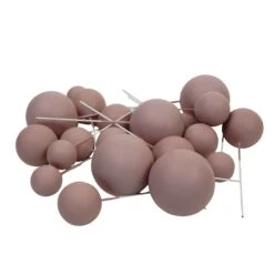 Deko Kugeln Set Mauve ( 20 Stück )