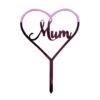 Mum Im Herz / Kuchenstecker