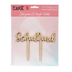 Schulkind Holz Kuchenstecker