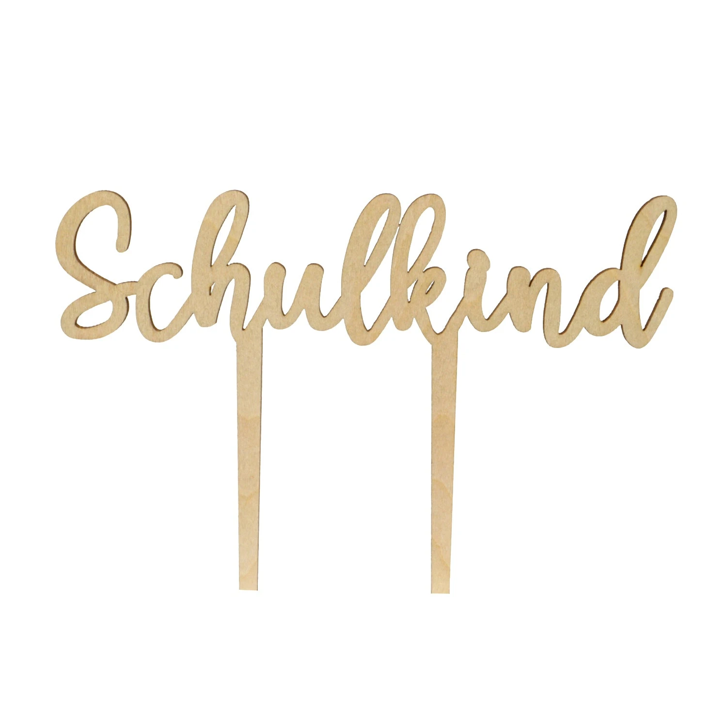 Schulkind Holz Kuchenstecker – Bild 2