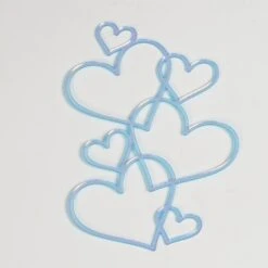 Seitencaketopper Herzen Rainbow