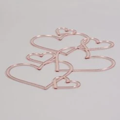 Seitencaketopper Herzen Rose