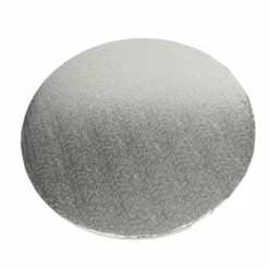 Cakeboard Silber 30cm 12mm Stärke ( Glatter Rand )