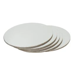 Cakecard Silber 15cm 3mm Stärke 5er Set