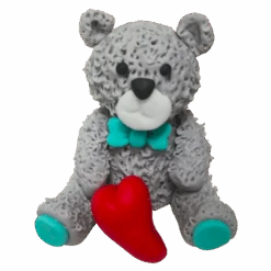 Knuddelbär Mit Herz Modelliert
