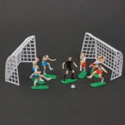 Fußballmannschaft Mit 2 Kunststofftoren