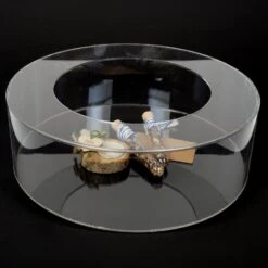 Durchsichtiger Tortendummy Durchmesser 30cm Höhe 10cm Tortentrenner Acryl