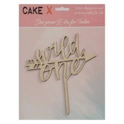 Wild One Mit Pfeil Kuchenstecker Holz